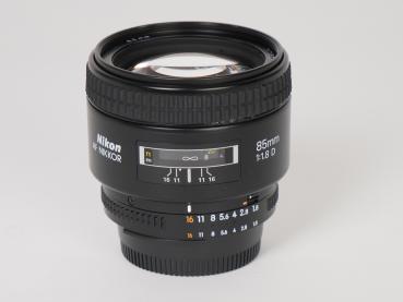 Nikon 85mm F1,8 AF-D F-Mount - Gebrauchtartikel -